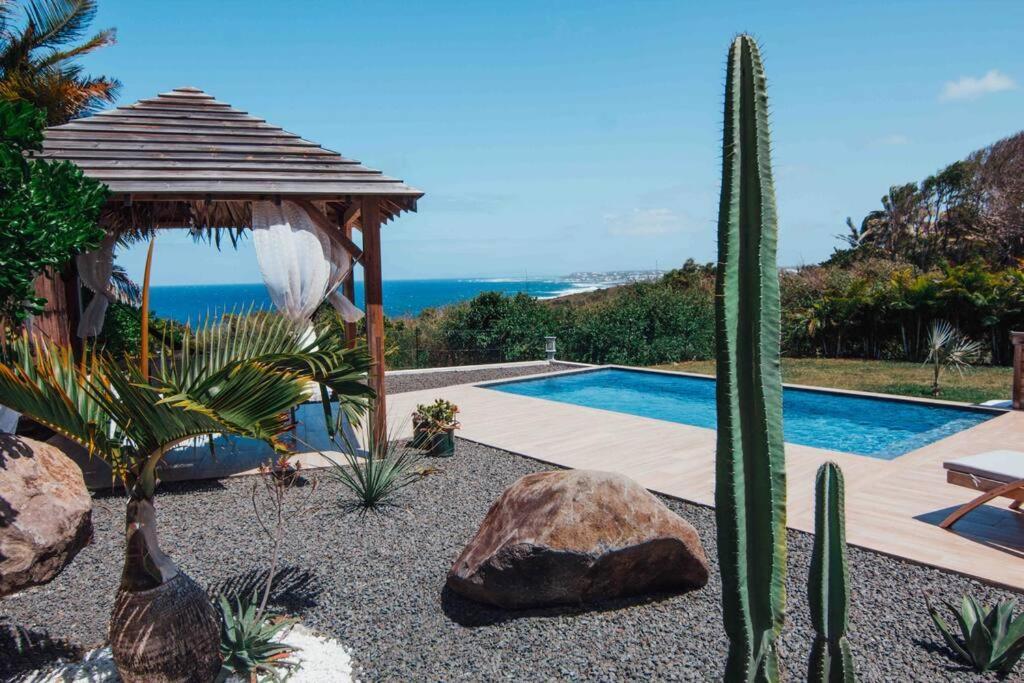 Villa Manika Vue Mer Le Moule Exteriér fotografie