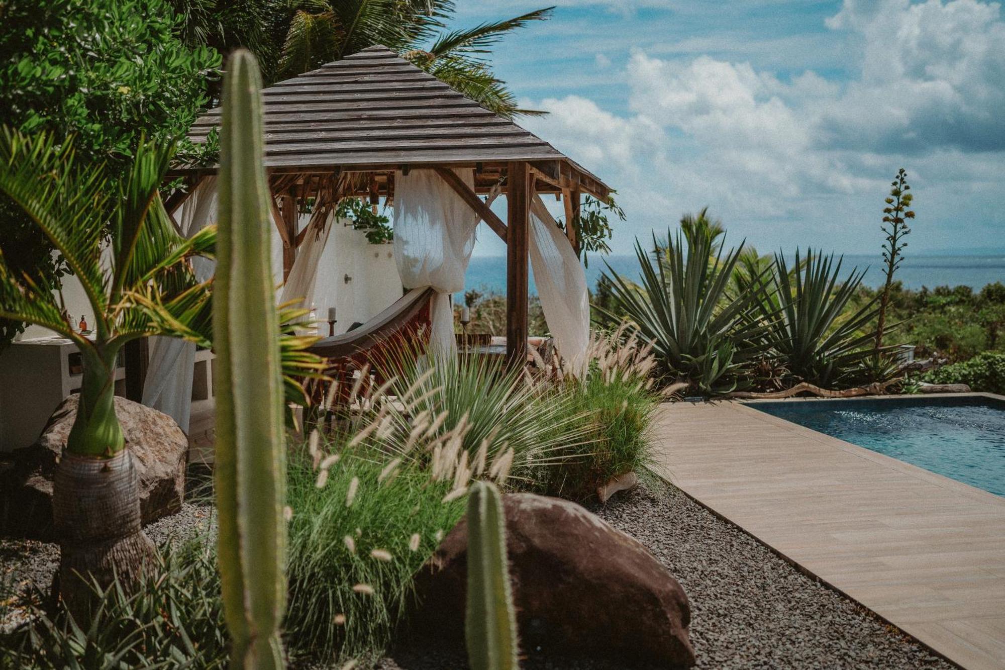Villa Manika Vue Mer Le Moule Exteriér fotografie