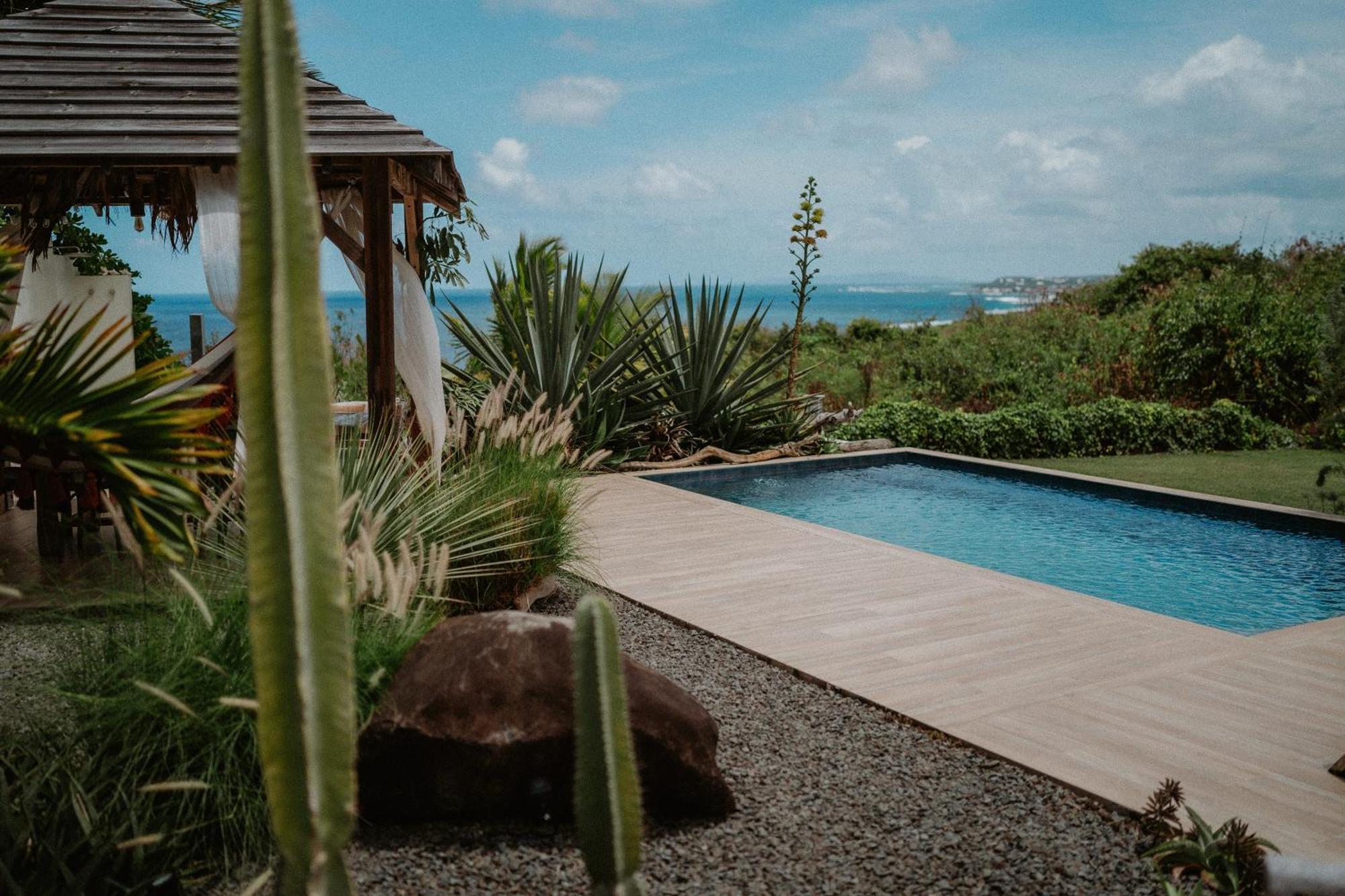 Villa Manika Vue Mer Le Moule Exteriér fotografie